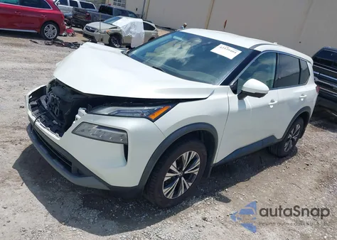 2021 Nissan Rogue Sv Fwd из США, поврежденный, VIN 5N1AT3BA0MC818654